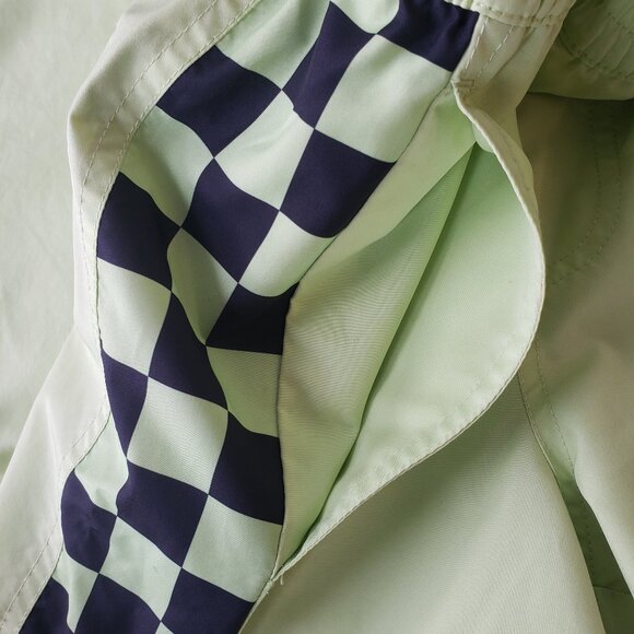 VANS Off The Wall BMX Skate Track Pants Joggers Checkers Neon Yellow Green *note - Picture 9 of 15